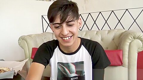 Barely legal Latino twink takes on massive POV cock