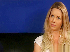 Bashful Milf Watches Guy Jerking During Interview