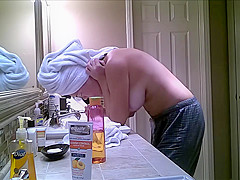 Bathroom teen 18+ Nude