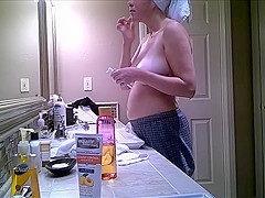 Bathroom teen 18+ Nude