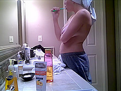 Bathroom teen 18+ Nude