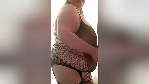 Bbw Bunny In Black With Mask - Black Mask