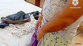 Bbw- Sexy Stepsister Turned On After Catching Her Step Brother Sniffing On Her Panties