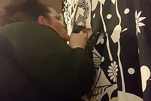 Bbw Tranny Sucks Straight Guy At Gloryhole
