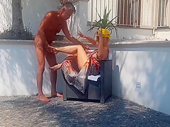 Beautiful Blonde Amateur Wife Outdoor Sex - Hot Milf