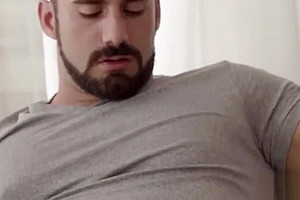 Beautiful Tranny Natalie Mars anal fuck on the couch