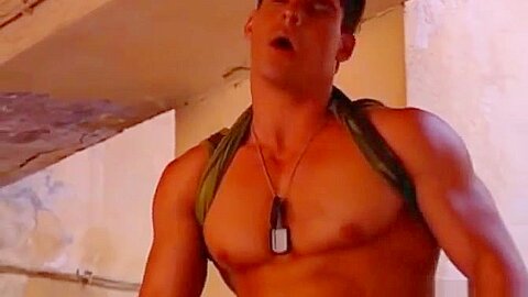 Beefy Military Gay got Fucked in an Abandoned Building