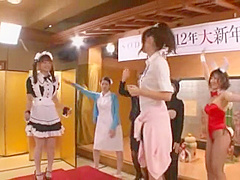 Best Japanese chick Ai Haneda, Risa Kasumi, Megu Fujiura in Exotic Babysitters, Group Sex JAV scene