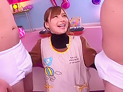 Best Japanese chick Tina Yuzuki in Incredible Babysitters, Handjobs JAV video