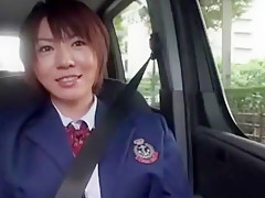 Best Japanese chick in Horny Car, Doggy Style JAV movie