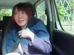 Best Japanese chick in Horny Car, Doggy Style JAV movie