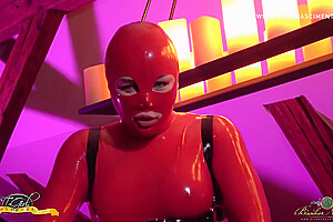 Bianka Nascimento - Shemale In Red Latex Is Ready To Dominate You