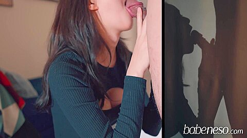 Big Load Of Cum Straight Into Throat! Showing Off My Tongue Actions