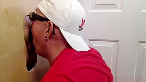 Big Step daddy Gets Gloryhole Deep Throat