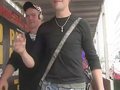 Big tits European slut shopping naked