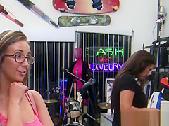 Bigtit spex pawnee facialized for cash