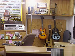 Bigtitted pawnshop amateur bent over desk