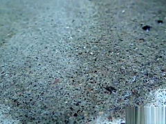 Bizarre asian whore pees in car park