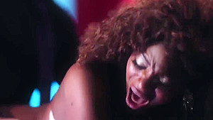 Black girl is a deluxe escort and fucks her big booty hard