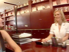 Blonde And Brunette Women Eat Each Other Out In 3some