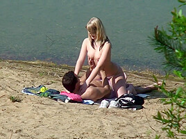 Blonde And Her Man Get Secretly Filmed Fucking - LuckyPerverts