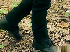 Bondage teen 18+ hardfucked outdoors