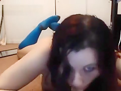 Bouncing Brunette With Pointy Nips