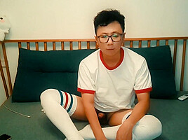 Boys In White Socks Show Themselves To The Camera