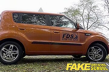 British Ebony Fucks Driving School Instructor Right