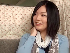 Busty Asian milf moans as she is toyed well