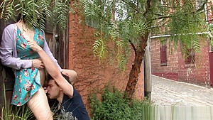 Busty Aussie lady Aeryn fucked and creampied