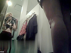 Busty Blonde teen 18+ Tits Dressing Room