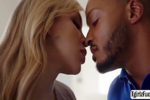 Busty Transsexual Angelina Please Analed With Big Black Cock 10 Min With Dillon Diaz