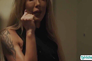 Busty Transsexual Trade Bj And Fucks Straight Guy 10 Min With Joel Someone And Eva Paradis
