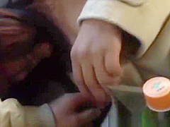 Busty asian having fun in a car part6