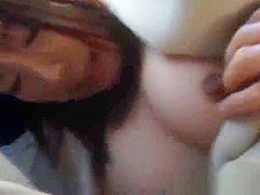 Busty asian having fun in a car part6