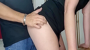 Camera Man Fucks Me After Seeing Me Enjoy My Cucumber Orgasm 7 Min