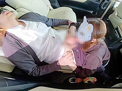 Car Sex With An Adulterer While Shopping With Her Husband