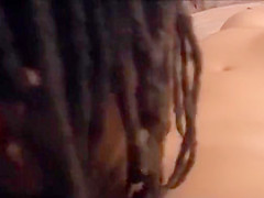 Caramel Cutie Licks Her Chocolate Lover Clean
