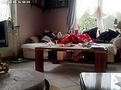 Caught my wife Masturbating under blanked with her nev Dildo  Caught her on my   She has no idea
