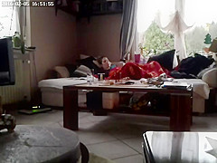 Caught my wife Masturbating under blanked with her nev Dildo  Caught her on my   She has no idea