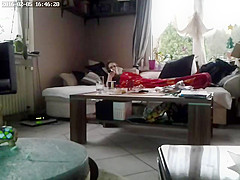 Caught my wife Masturbating under blanked with her nev Dildo  Caught her on my   She has no idea