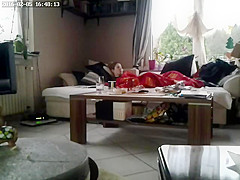 Caught my wife Masturbating under blanked with her nev Dildo  Caught her on my   She has no idea