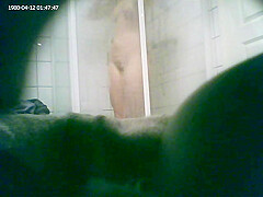 Caught taking a shower