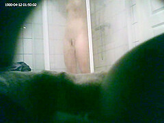 Caught taking a shower