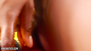 Celina Masturbates With Dildo And Spreads Her Legs