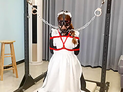 Chinese Maid Completely Restrained