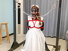 Chinese Maid Completely Restrained