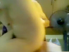 Chinese student 18+ giving a hot blowjob