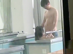 Chinese students 18+ have sex in a biologic laboratory BY SexyVi